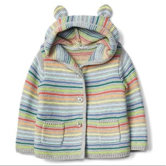 GAP Other - NWT Baby GAP Bear Garter Sweater